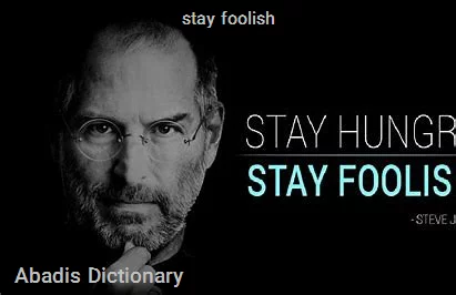 stay foolish